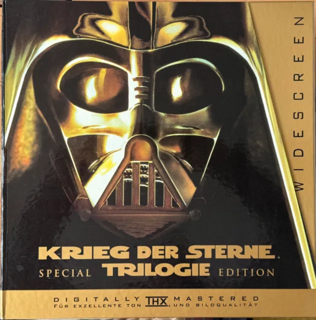 Laserdisc LD Box STAR WARS KRIEG DER STERNE 4-6 THX Widescreen Pal deutsch