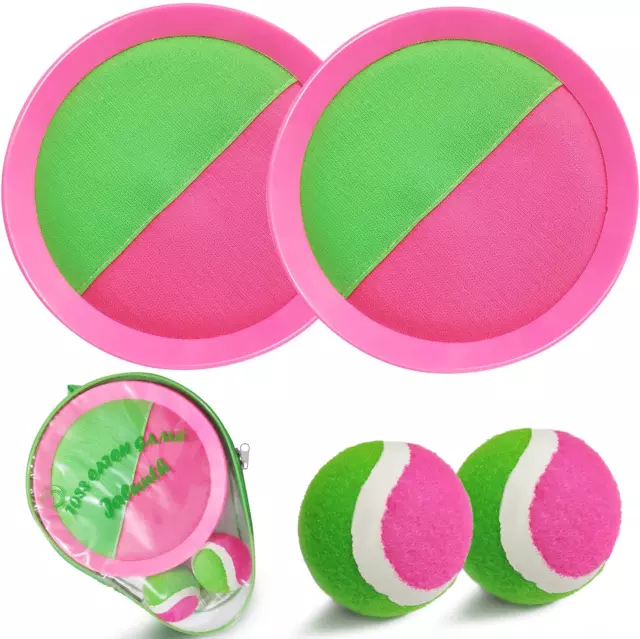 Ball Catch Set Game Toss Paddle - Beach Toys Back Yard Pool Outdoor Pool Backyar