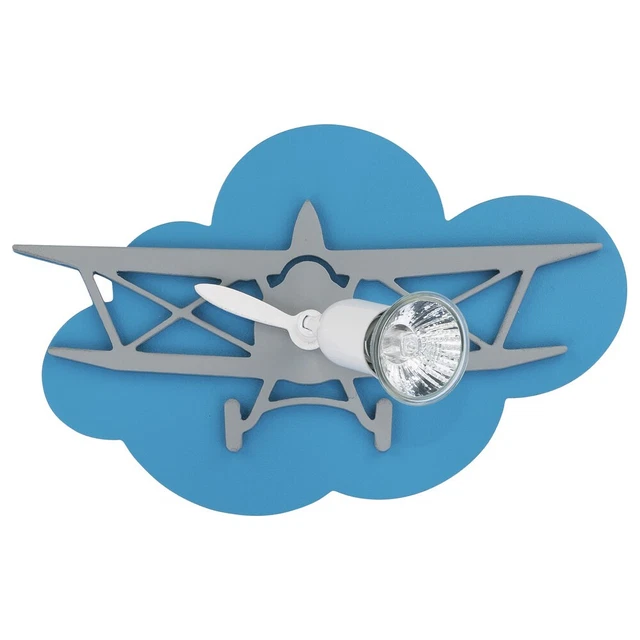 Lampada per bambini blu GU10 lampada da parete bambini faretto da parete faretto corridoio faretto