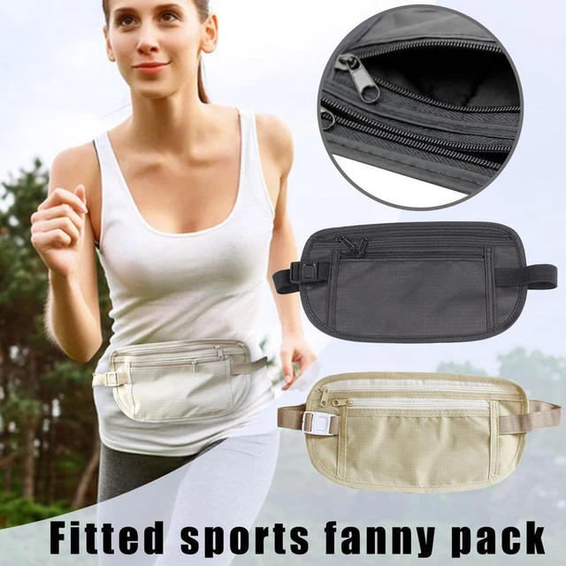 INVISIBLE TRAVEL WAIST Packs For Passport Money Bag Wallet Security