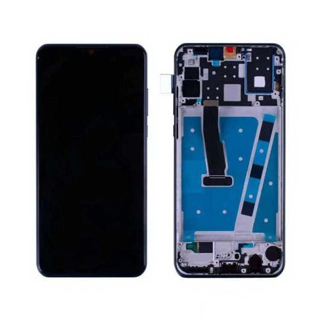 Ecran pour Huawei P30 Lite (MAR-LX1M/MAR-LX2J) Noir Avec Châssis
