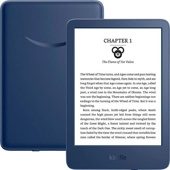 Amazon - Kindle E-Reader (2022 release) 6" display - 16GB - 2022 - Denim - NEW Amazon - Kindle E-Reader (2022 release) 6" display - 16GB - 2022 - Denim - NEW