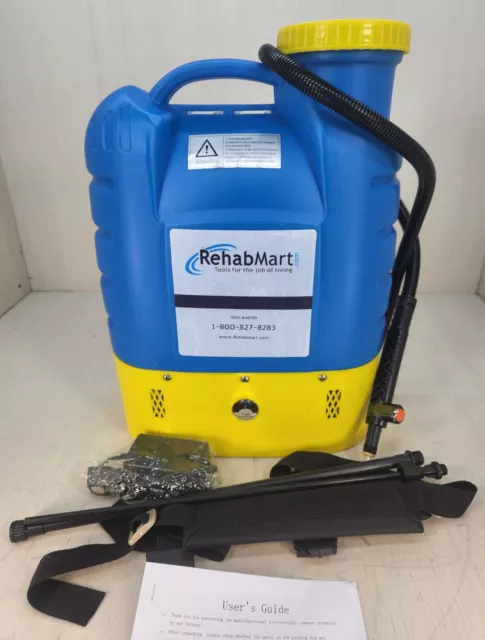 Dr. Allens ES290 Electrostatic Backpack Sprayer three interchangeable nozzles