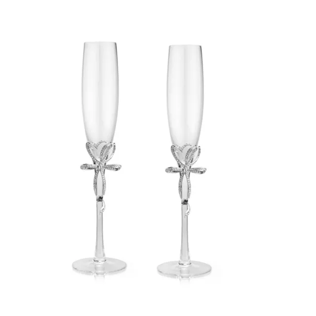 Whitehill Barware - Bow Flutes Pair