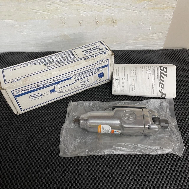 BluePoint By SnapOn 3/8" Drive Air Impact Wrench Butterfly HeavyDuty 9700RPM NOS