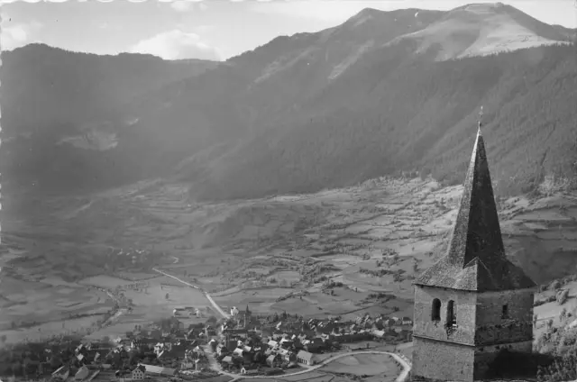 Cpa Espagne Valle De Aran Viella Vista General Desde Casau