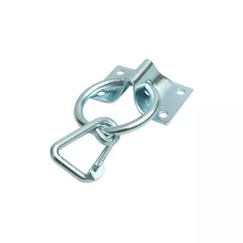 Haynet Tie Ring + Plate With Snap Hook Horse Livestock