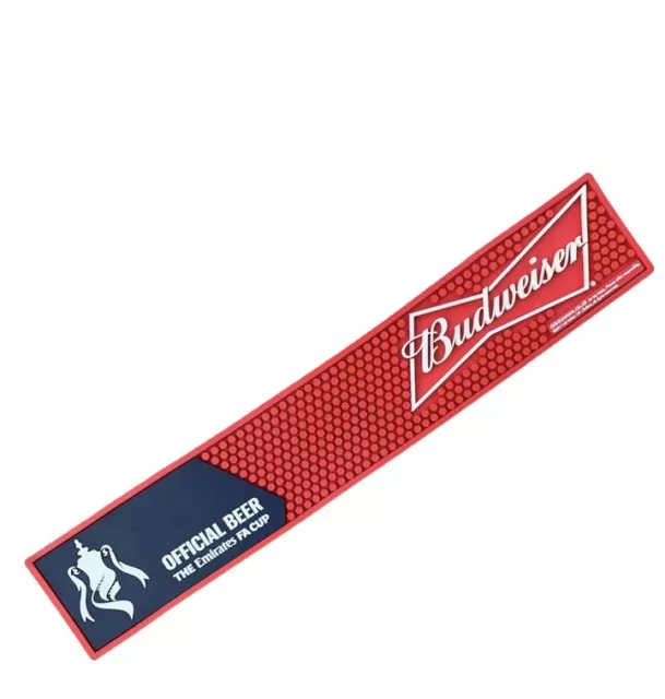 Budweiser The Emirates FA Cup Rubber Bar Runner | Drip Mat