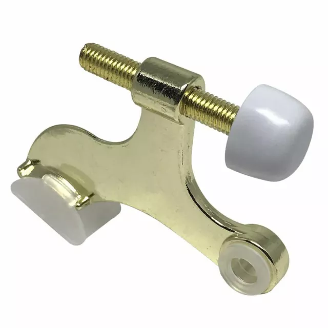 Litepak Hinge Pin Door Stop 2 1/2" x 3 1/4" Heavy Duty Stopper w/Rubber