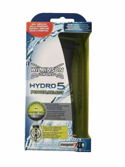 Wilkinson Sword Hydro 5 Power Select Herren Rasierer mit 1 Rasierklinge NEU OVP