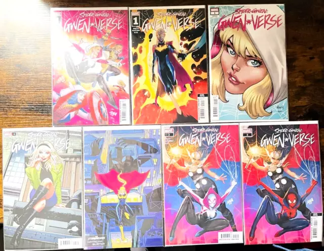 Spider-Gwen Gwenverse #1 & 2 Cvr A Variant Set Lot Nakayama Land 2022 Marvel Nm