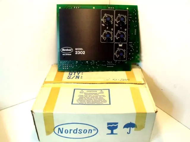NIB Nordson 276881 Rev D Temperature Control Board for Model 2302 Hot Melt Unit