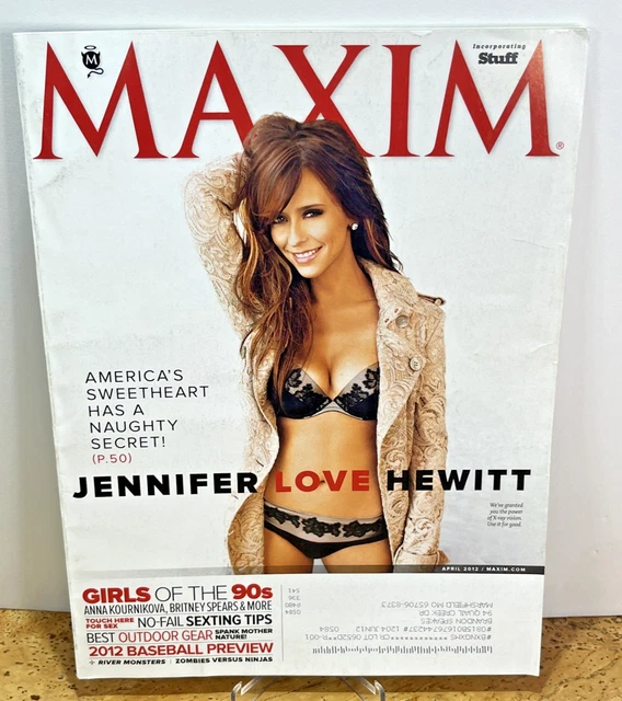 MAXIM MAGAZINE #172 April 2012 Jennifer Love Hewitt $24.00 - PicClick