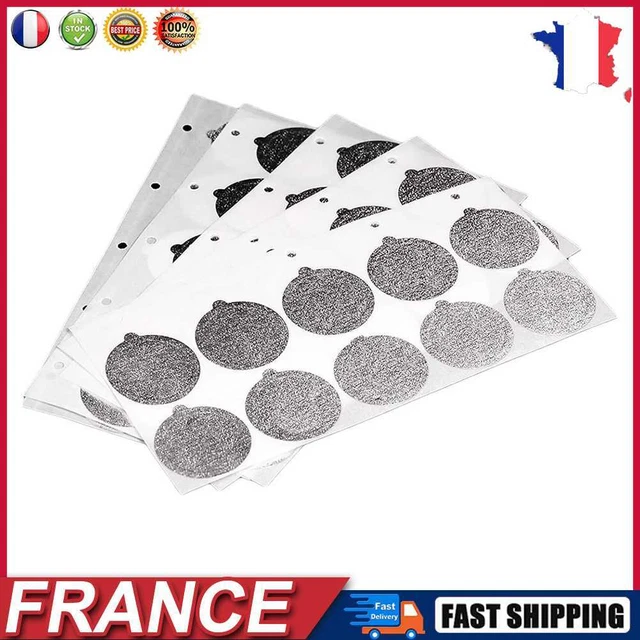 100pcs Aluminum Lids Seals for Filling Refillable Reusable Coffee Pods Films fr