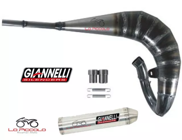 Exhaust Muffler Complete Aluminum Giannelli Peugeot Xp6 Sm 50 2006 2007