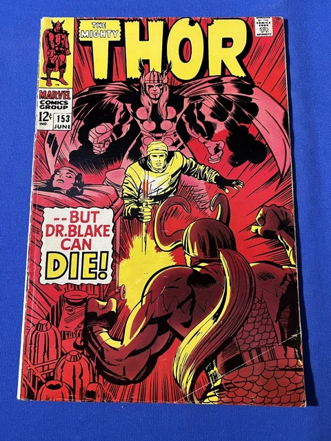 The Mighty THOR # 153   (1968)   THOR BATTLES LOKI - FIRST APPEARANCE OF MANGOG