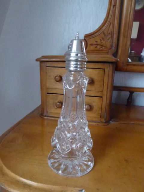 vintage glass sugar shaker