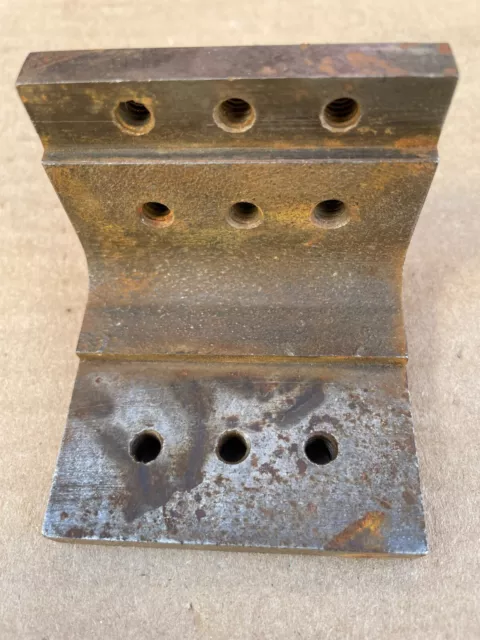 Courtney Precision Steel Angle Plate / Block threaded 9 holes, 2-1/2" x 2-1/2"