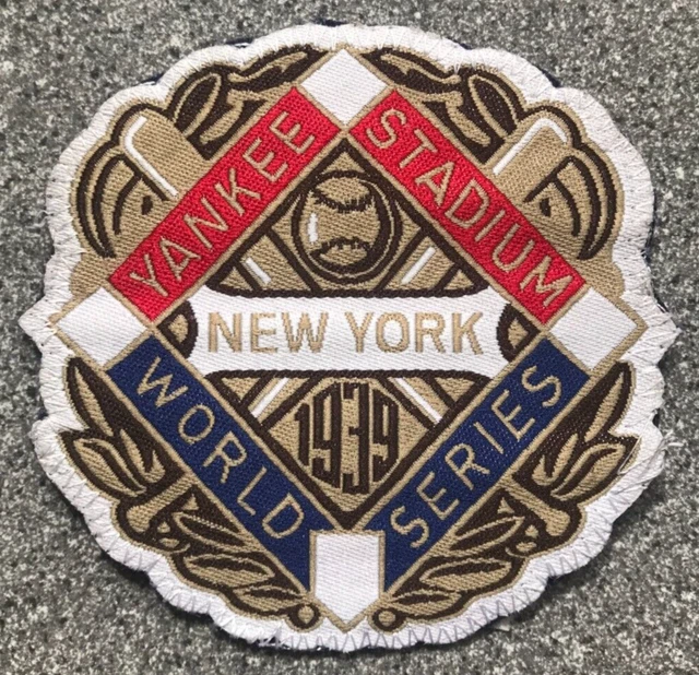 1939 World Series Mlb Baseball New York Yankees 3" Tightly Woven Team Patch