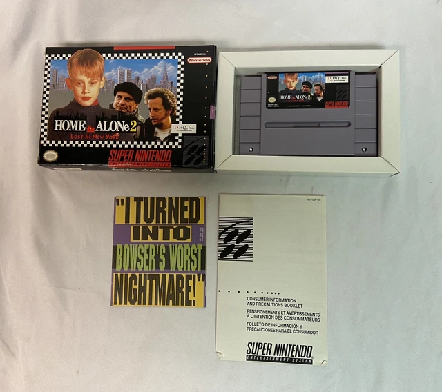 HOME ALONE 2 Lost In New York (Super Nintendo, 1992) SNES senza test