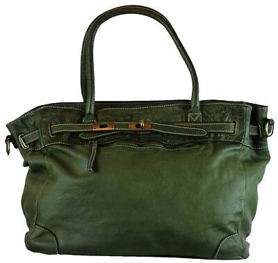 BZNA BAG Grün verde vintage Italy Designer Business Damen Handtasche EUR 249,90 - PicClick