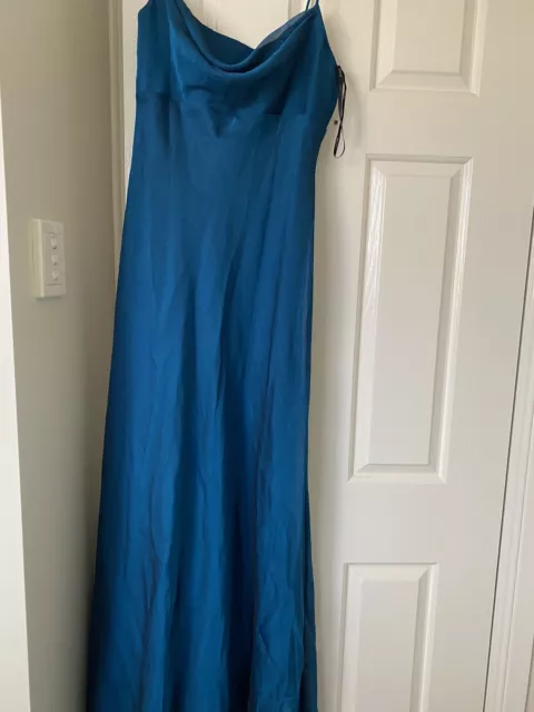 Purple Patch Teal Formal Dress And Shawl - Size 10  - Bnwt