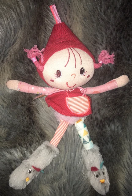 I # Peluche doudou Petit Chaperon Rouge LILLIPUTIENS TBE