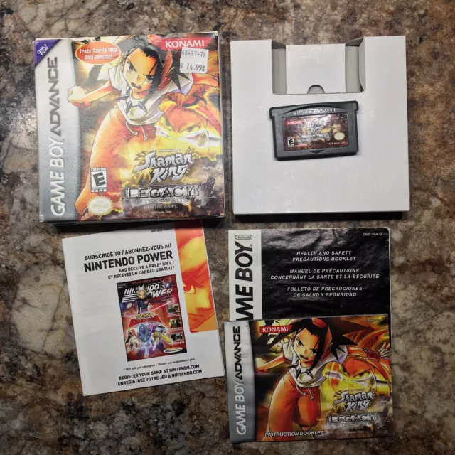 Shaman King Legacy of the Spirits Soaring Hawk Game Boy Advance USADO -  Fenix GZ - 16 anos no mercado!