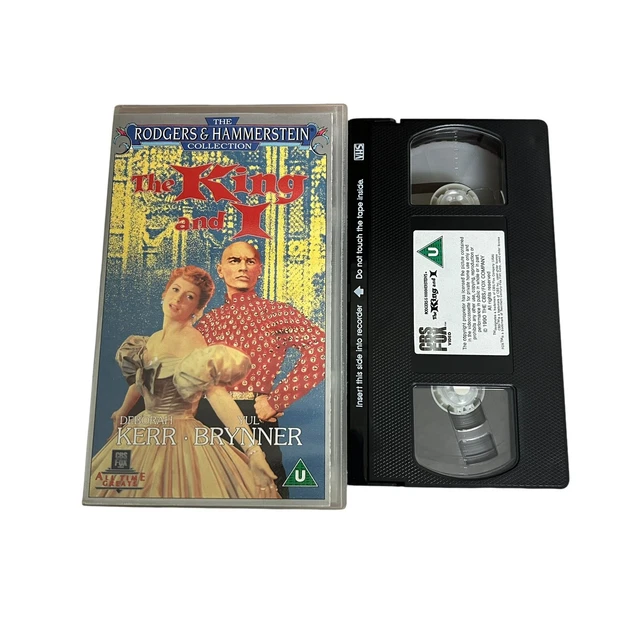 THE KING AND I VHS Video Tape Rodgers and Hammerstein Family Feature ...