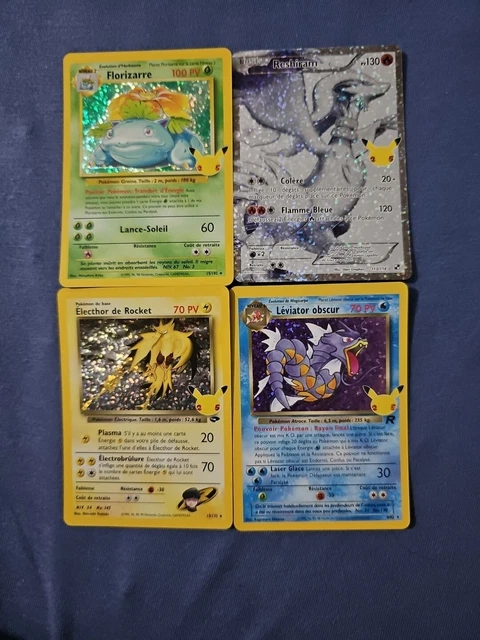 Pokémon – Florizarre 15/102 Holo – Coffret 10 Cartes – Épée Et Bouclier Célébrations 25 Ans – Ultraboost