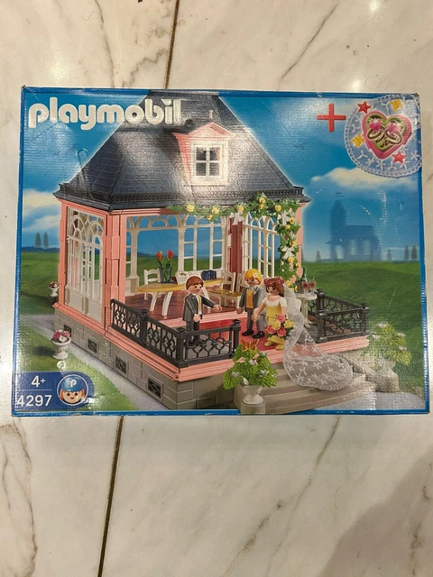 Lot Playmobil 4297 + 4298 Pavillon De Mariage Belle Époque Victorienne Avec Boîte