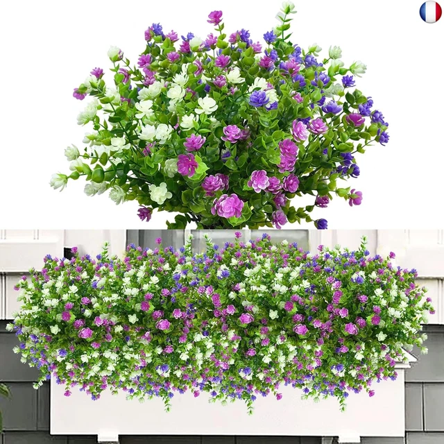 Plantes artificielles recyclées en plastique pour intérieur et extérieur