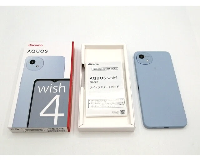 SHARP AQUOS WISH4 Blue ROM64GB / RAM4GB 6.6In Android14 SHARP AQUOS WISH4 Blue ROM64GB / RAM4GB 6.6In Android14