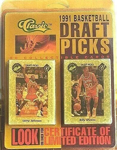 Classic 1991 Basketball Draft Picks 50 Collectible Cards Sealed New In Box