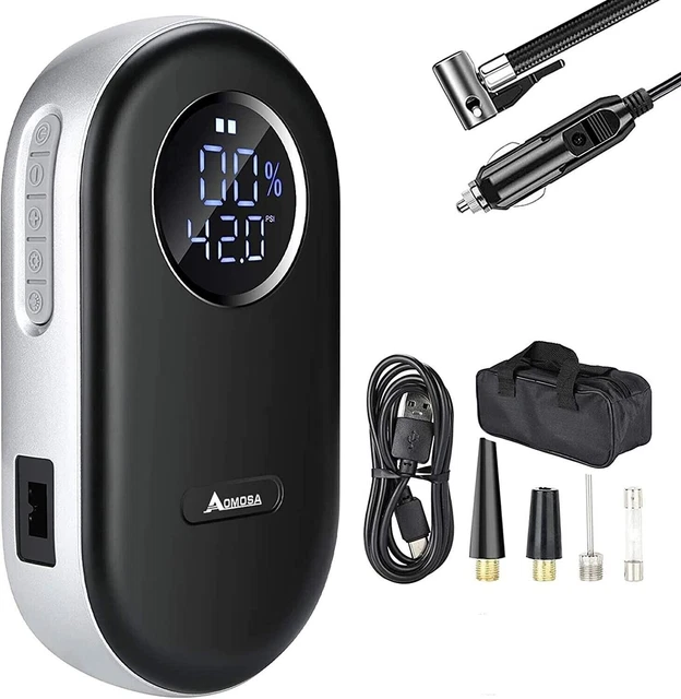 PORTABLE AIR COMPRESSOR 150 PSI Car Tyre Inflator Electric Air Pump