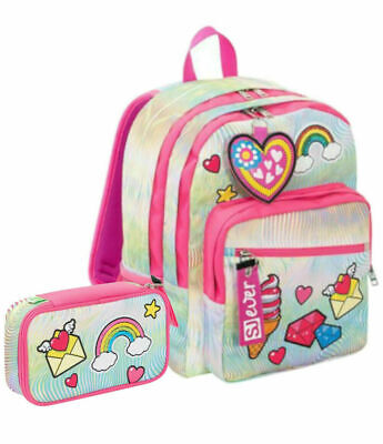 SJ GANG Ever Rainbow Backpack + SEVEN SCHOOL AND LOISURE Quick Case