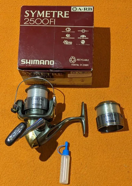 SHIMANO SYMETRE 2500 FI Spinning Fishing Reel & Spare Spool $59.99