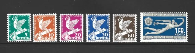 Switzerland, 1932, SG338 - 43, MM.  ref 242