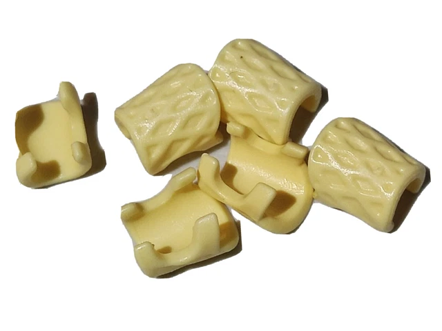 Brazaletes de cuero marrón romanos con leones