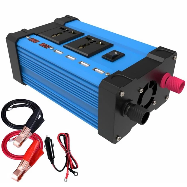 Convertitore Inverter Auto Adattatore Carica Auto Alimentazione Convertitore Adattatore