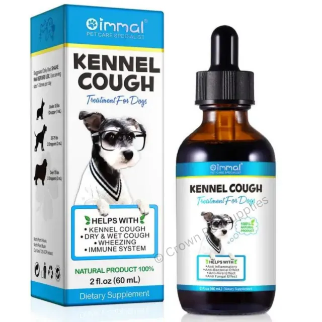 Kennel Cough Treatment & Natural Infection Medicine for Dogs Allergy Relief 60ml