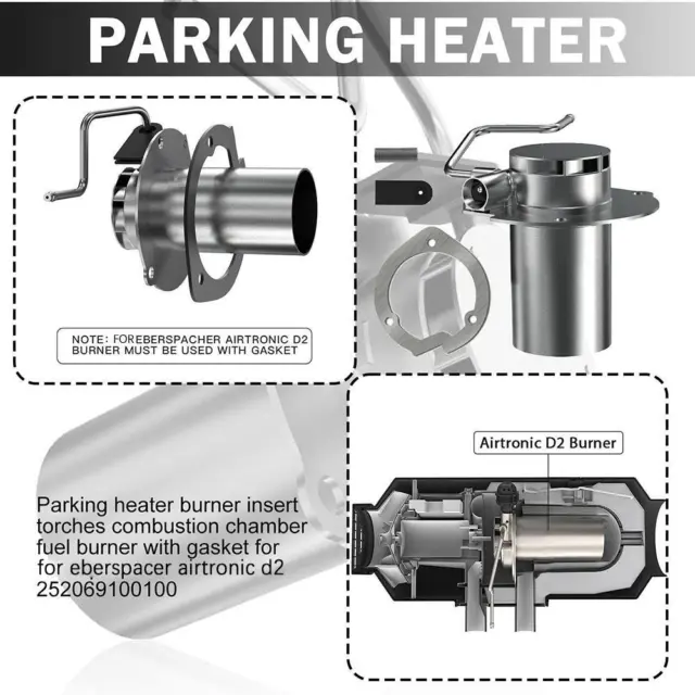 5KW Air Diesel Heater Burner & Gasket Combustion Chamber For Eberspacher NEW
