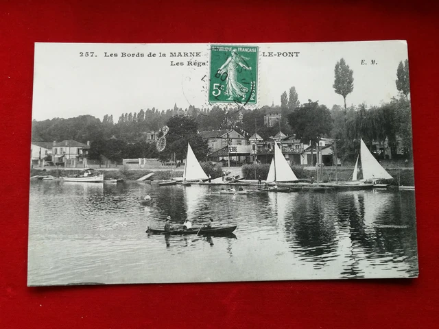 CPA 94 JOINVILLE le PONT - Les Bords de la Marne - Les Regates