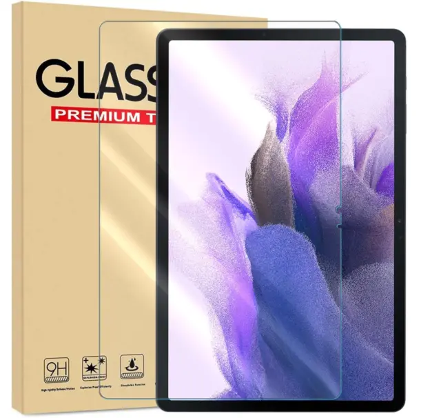 Tablet Panzer Folie für Samsung Galaxy Tab S7 FE Display Schutz Echt Glas 9H