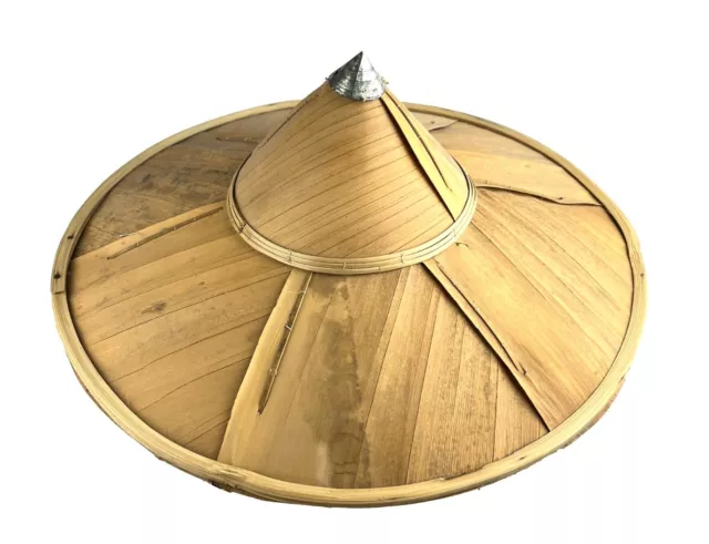 Traditional Myanmar Burma Burmese Conical Bamboo Peasant Hat