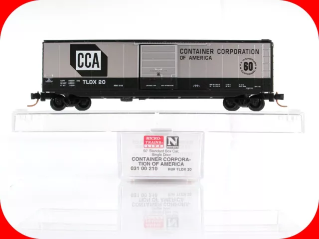 N Scale CONTAINER CORPORATION of AMERICA Box Car, TLDX 20 -Micro Trains 03100210