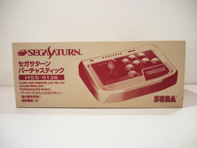 Arcade Virtua Stick officiel official controller SEGA Saturn Japan HSS-0136 3