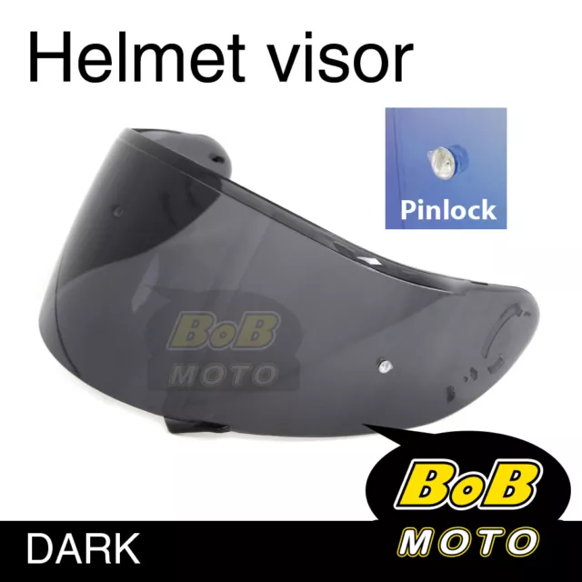 Smoke Tinted Shield Helmet Visor Pinlock Fit Shoei GT AIR Neotec GT-Air AU