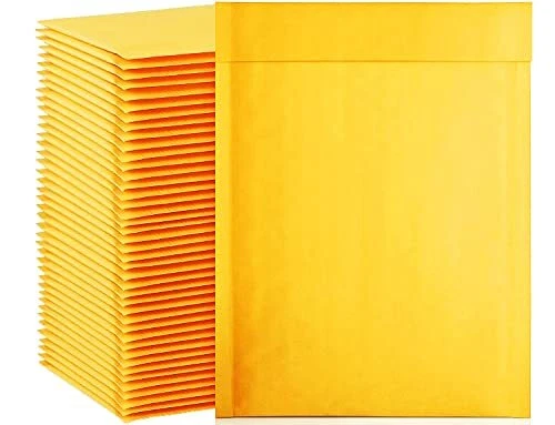 Kraft Bubble Mailers 6x10 Inch 100 Pcs,Small Self-Sealing Mail Shipping Bags,...