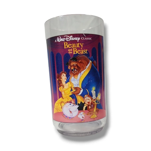 WALT DISNEY BURGER King Beauty and The Beast Collectors Series Cup 1994